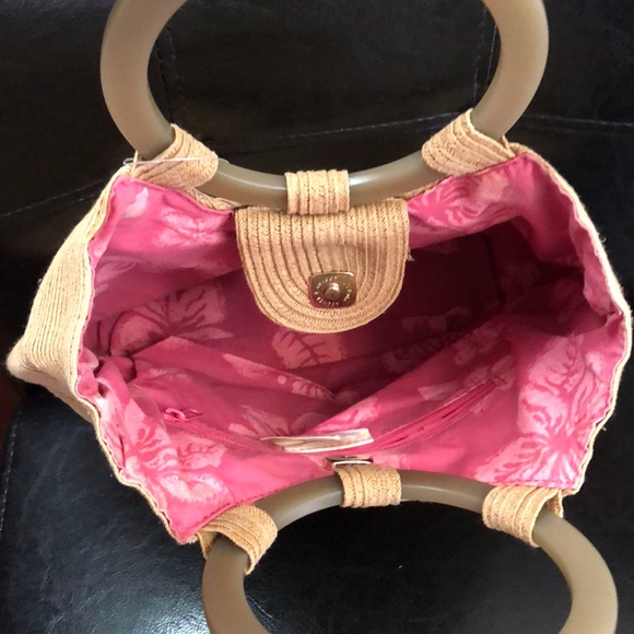 🆕 Liz Claiborne Woven Straw Bag - Picture 7 of 8